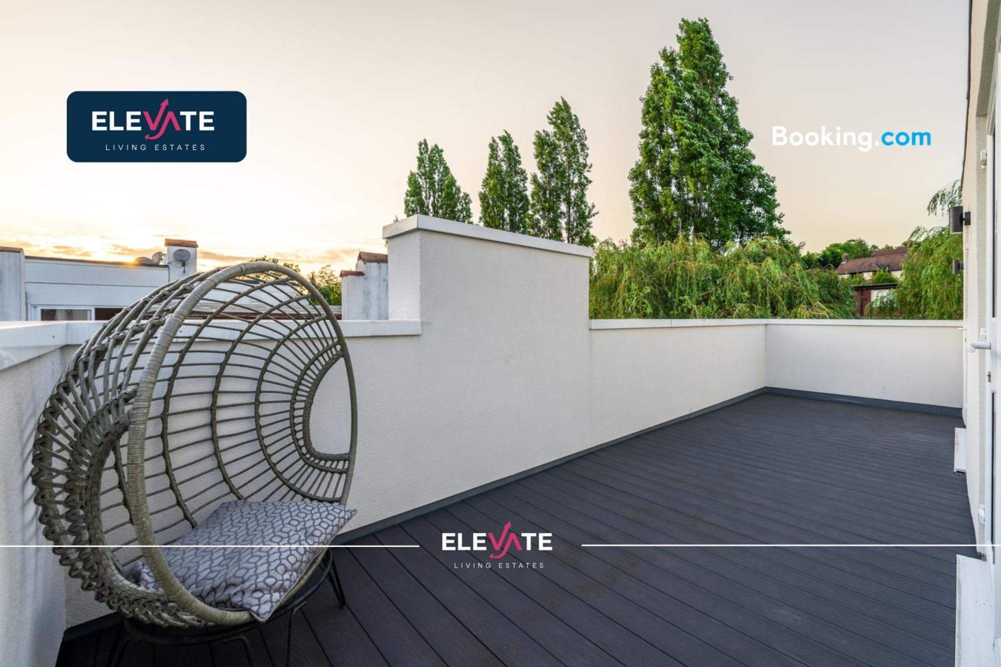 Premium Deals L Last-minute Escape L Wembley Stadium Location, Free Parking, Sleeps 8 L Elevate Living Estates Short Lets & Serviced Wembley Apartament *
