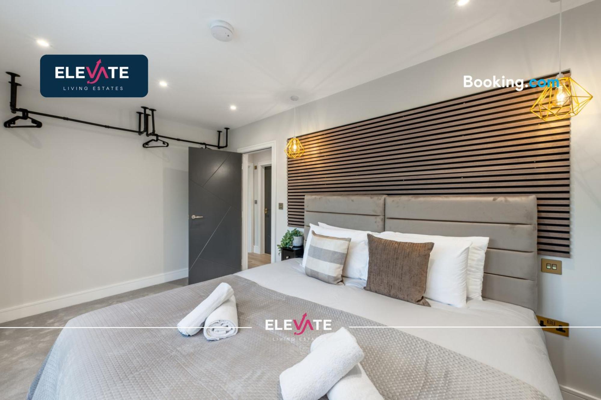 Premium Deals L Last-minute Escape L Wembley Stadium Location, Free Parking, Sleeps 8 L Elevate Living Estates Short Lets & Serviced Wembley Apartament Londra